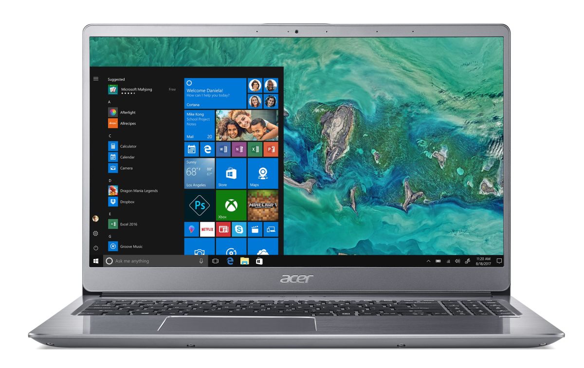 Ультрабук acer swift sf314 56 70v4 nx h4eer 001 обзор