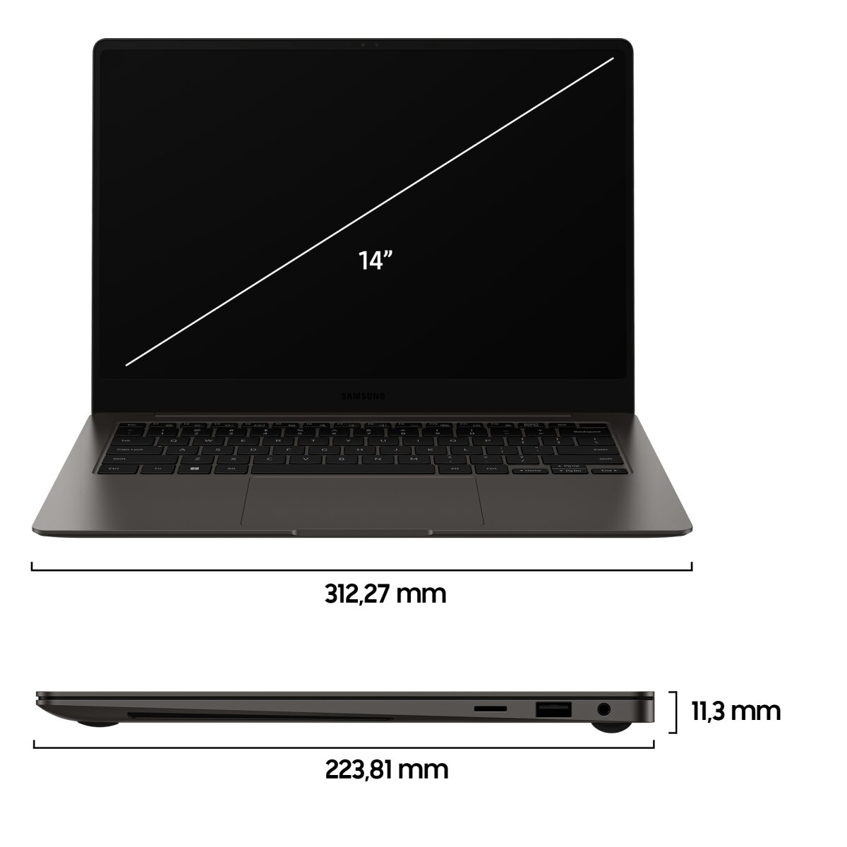 Samsung Galaxy Book3 Pro - NP944XFG-KC1IT laptop specifications